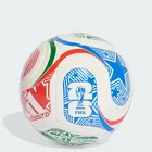 Bola de Futebol Trionda Club branca com padrões coloridos e logo FIFA 2026.