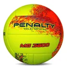 Bola de vôlei Mg 3600 Penalty amarela neon com detalhes vermelhos