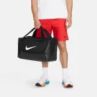 Bolsa Nike Brasilia preta com logo branco