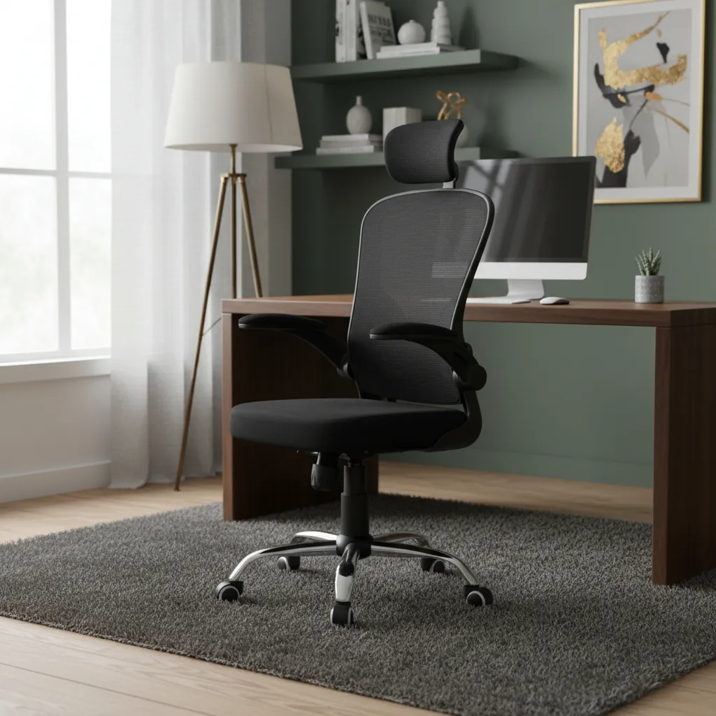 Cadeira De Escritório Ergonômica Giratória B100 Boston Mesh