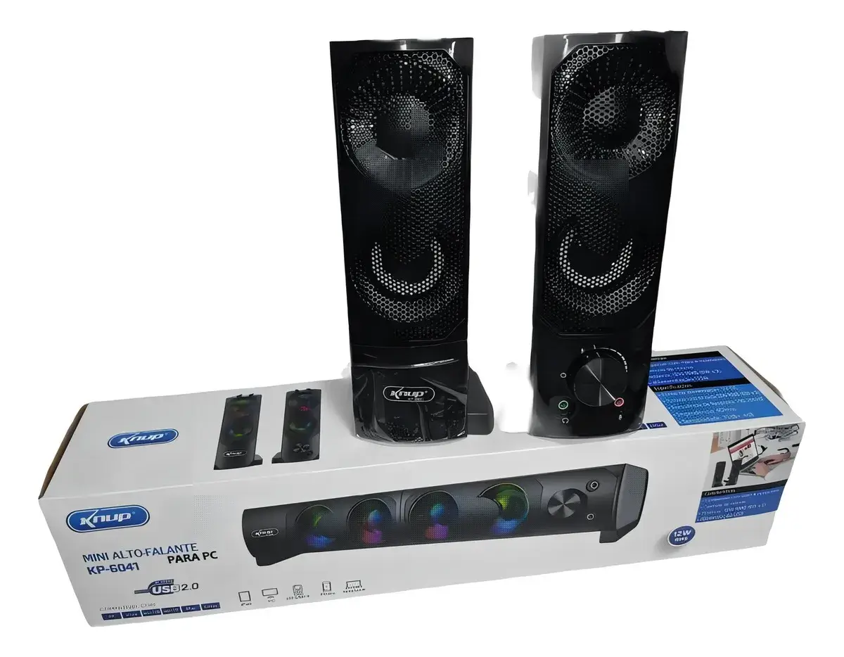 Detalhe da iluminação LED RGB colorida