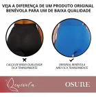 Calça Legging Benévola: azul opaca versus preta transparente
