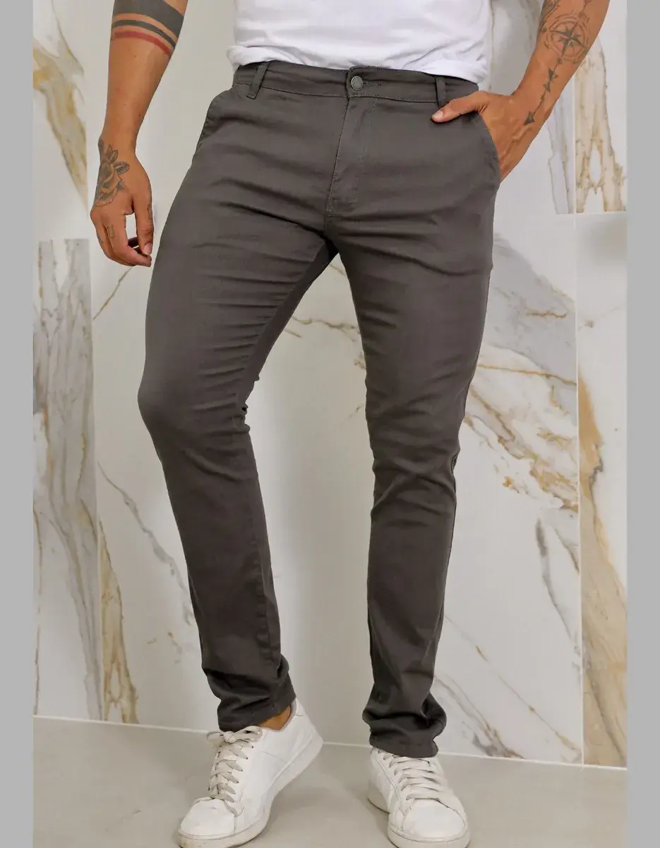 Calça Masculina Sarja Premium Esporte Fino