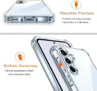 Capinha Anti Shock transparente com recortes precisos e botões laterais