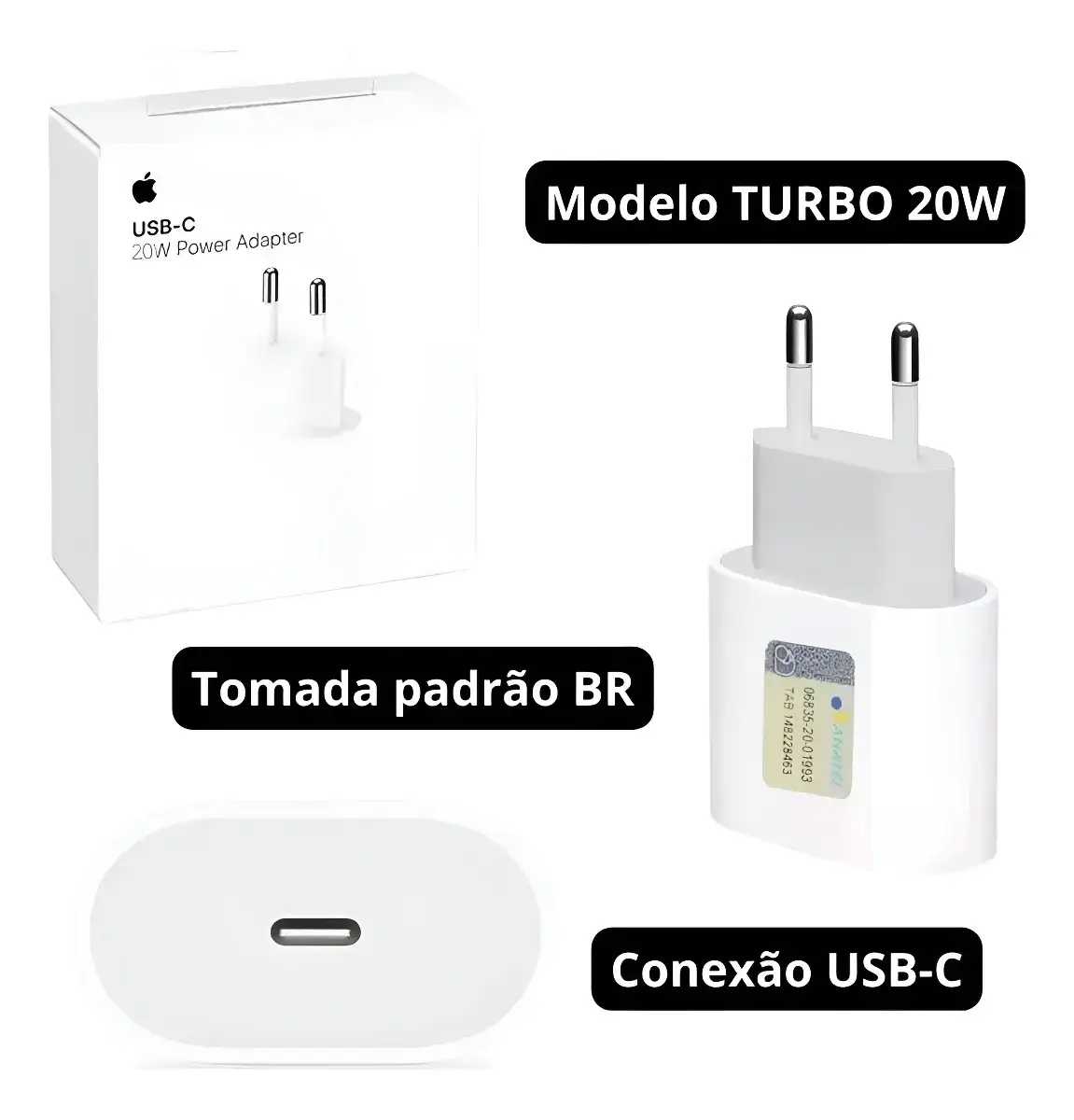 Carregador Fonte Apple 20W