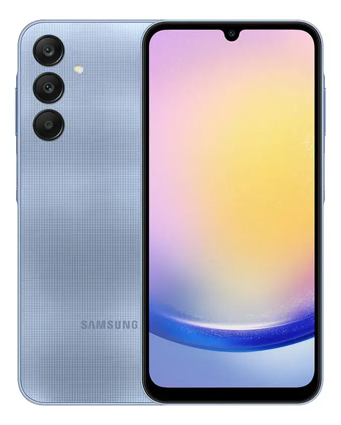 Tela Super AMOLED do Galaxy A25 exibindo cores vibrantes