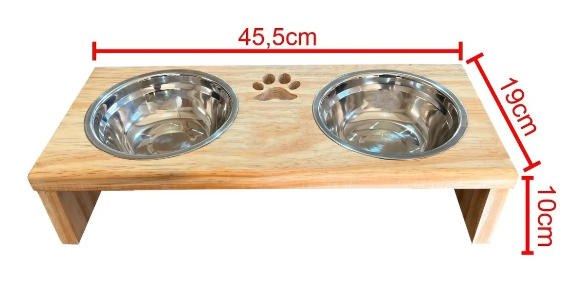 Medidas técnicas: 45,5cm de comprimento, 19cm de largura e 10cm de altura