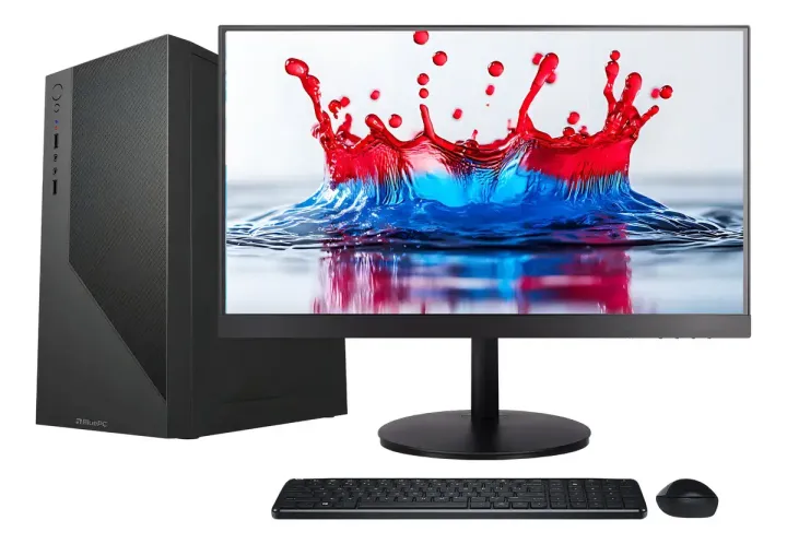 Computador Completo Office Fácil Intel Core I5 4570 16GB RAM SSD 240GB Monitor 20"