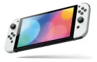 Nintendo Switch OLED branco com Joy-Cons e tela colorida
