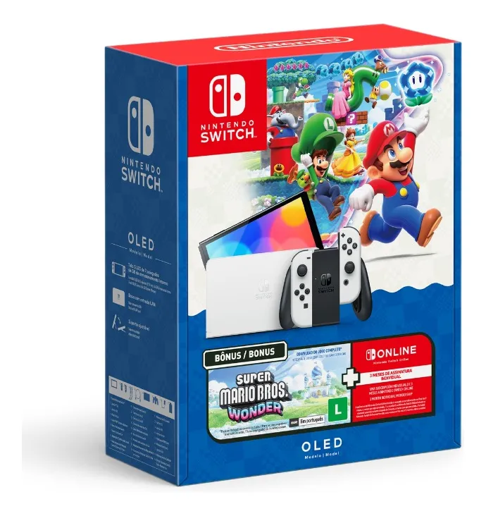 Console Nintendo Switch OLED Mario Wonder
