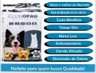 Embalagem branca Econopad Tapete Higiênico com cães e detalhes em azul