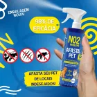 Educador Sanitário Petyc: frasco spray azul Afastapet com cães e gatos.