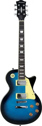 Guitarra Elétrica Strinberg Les Paul Lps230 na cor azul sunburst com escudo creme.