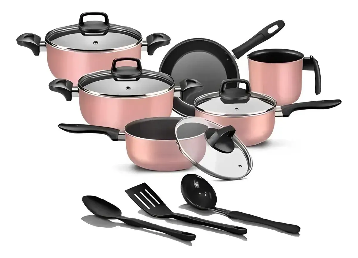 Jogo De Panelas Teflon 9 Peças