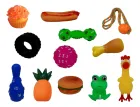 Kit 12 Brinquedos Mordedor Pet coloridos e variados para filhotes
