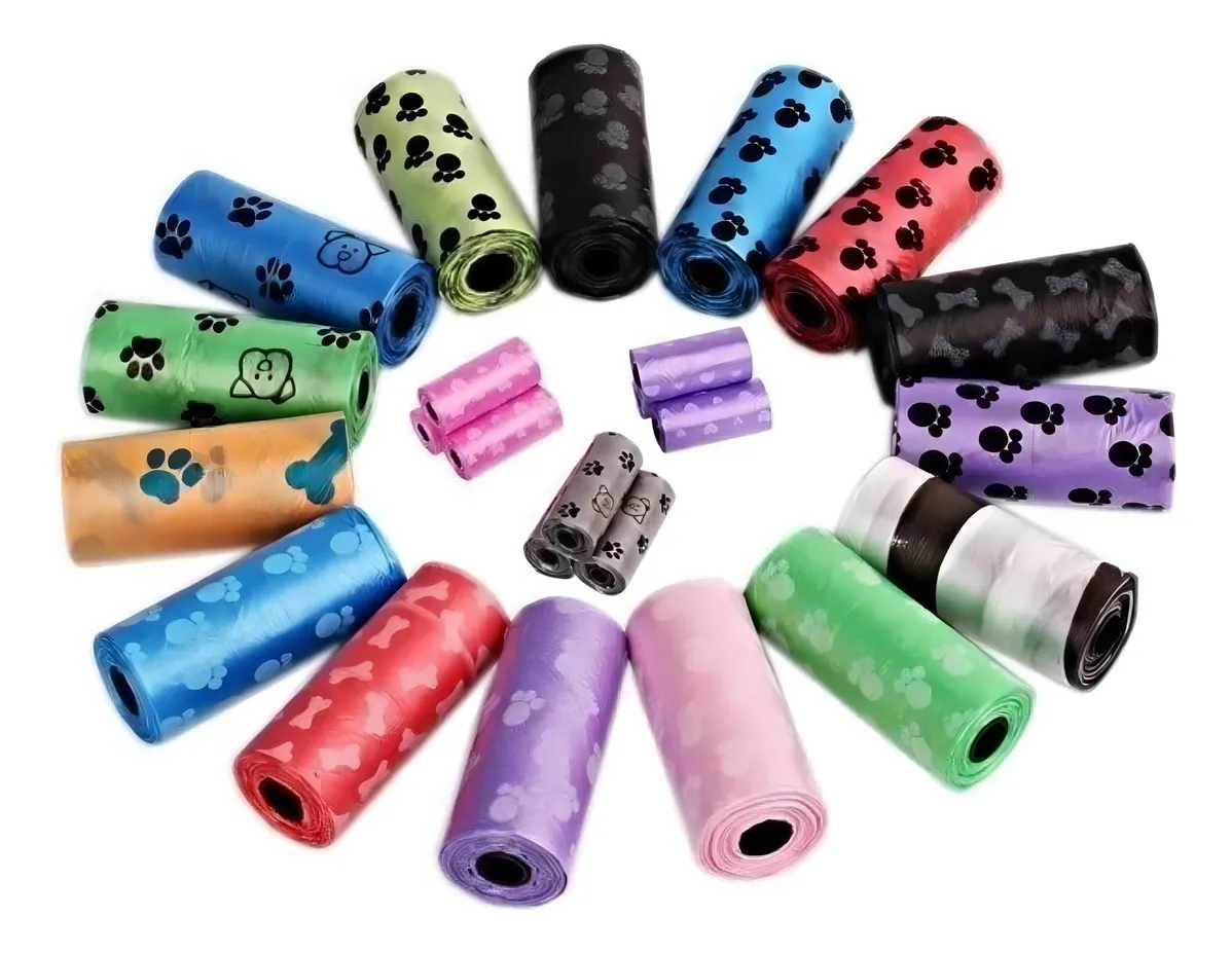 Kit 9 Rolinhos Com 135 Sacos De Lixo Cocô Pet