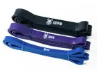 Três Super Bands Odin Fit nas cores preta, roxa e azul.