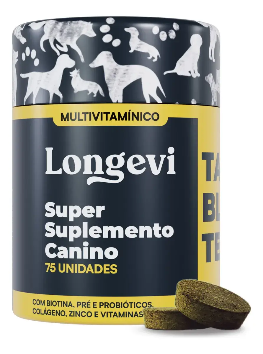 Longevi Tabletes - Super Suplemento Para Cães Petvi