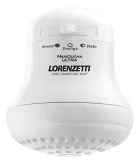 Maxi Ducha Ultra branca com seletor de temperatura e base com furos