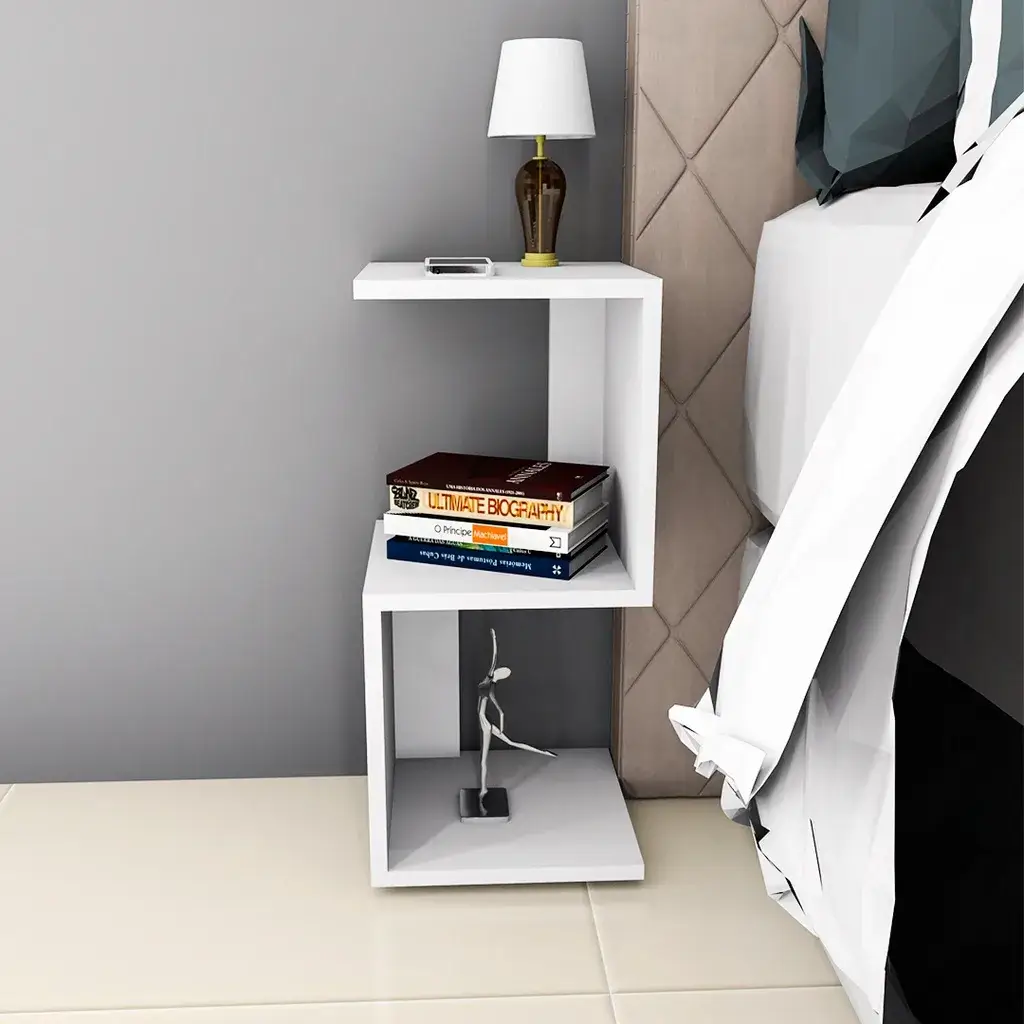 Mesa Lateral Quarto ou Sala Formato S