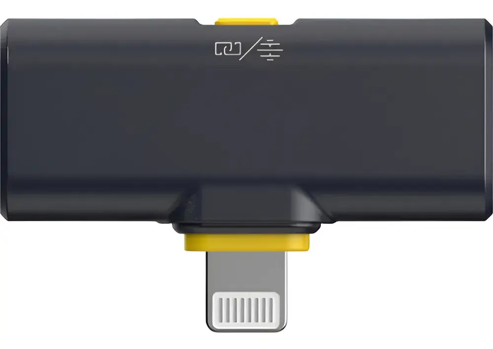 Receptor para câmeras com dial de volume