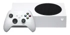 Xbox Series S branco com ventilação preta e controle branco