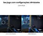 Monitor Gamer Samsung: duas telas de jogo, uma escura e outra mais brilhante.