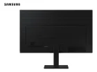 Monitor Gamer Samsung preto, vista traseira com suporte.