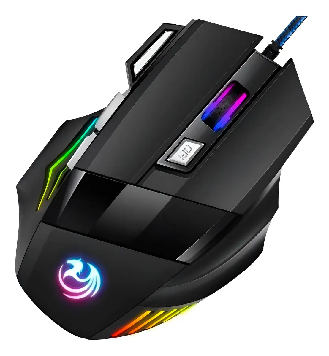Mouse Gamer Para Jogo 3.200 Dpi Óptico