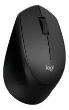 Mouse M280 preto Logitech com roda de rolagem e lateral texturizada