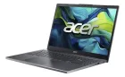Notebook Acer Aspire cinza escuro aberto, tela com logo Acer
