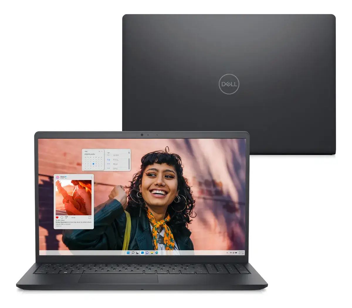 Notebook Dell Inspiron I15 i5 16GB 1TB Preto com Windows 11