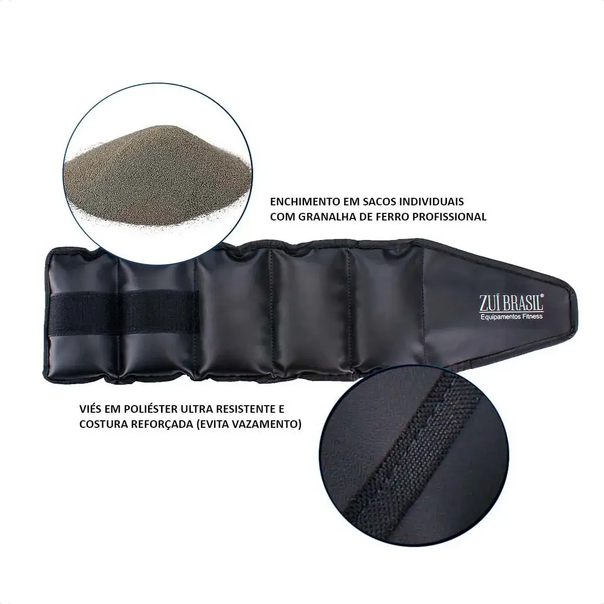 Sistema de Fechamento com Velcro Industrial Largo