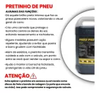 Pretinho para Pneus: galão preto 5L com rótulo amarelo e informações.