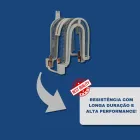 Resistência branca da Ducha Eletrônica Moment, fios metálicos enrolados.