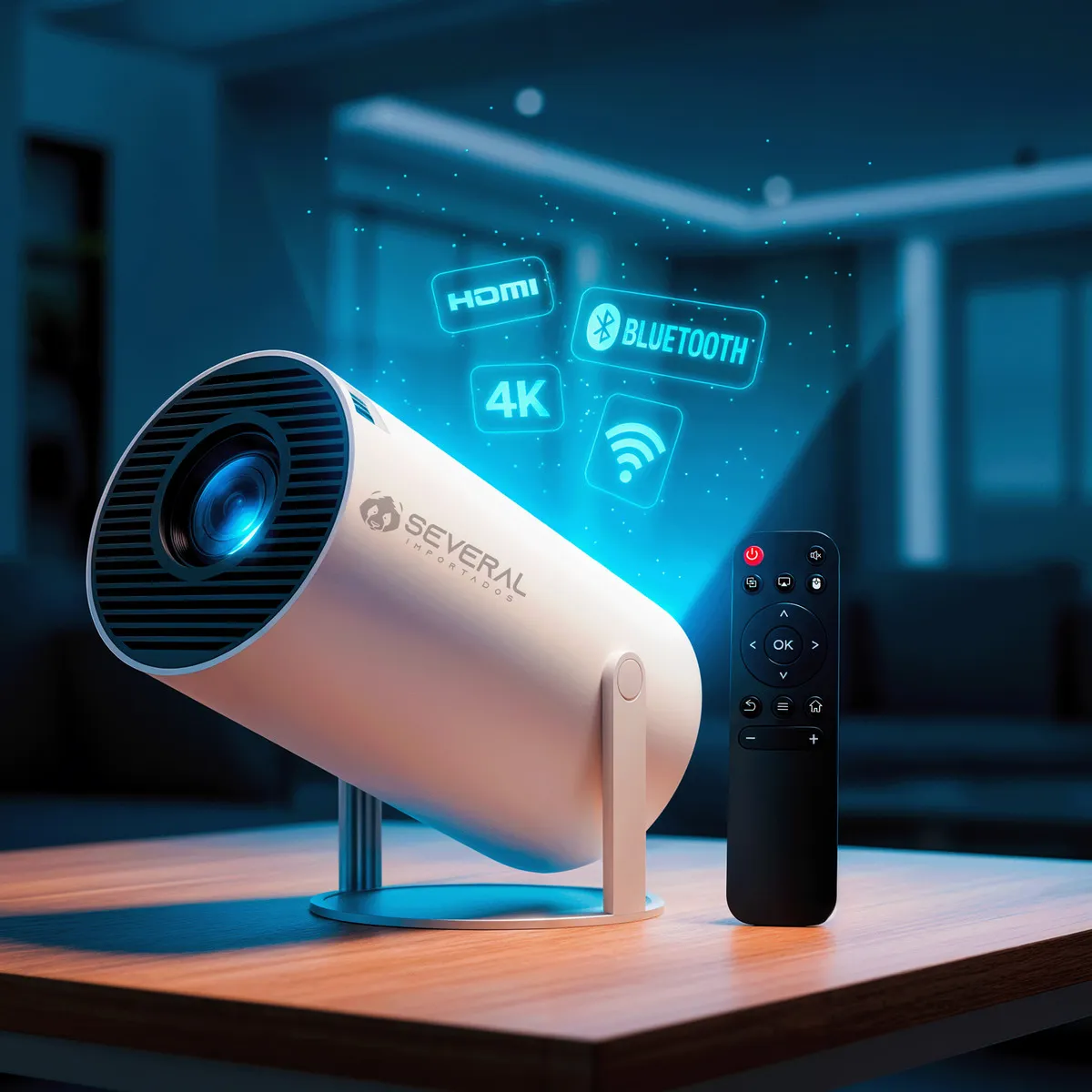 Projetor Smart Portátil Android 11 HY300