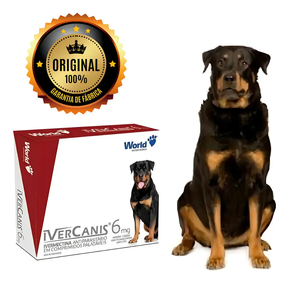 Selo de originalidade World Veterinária