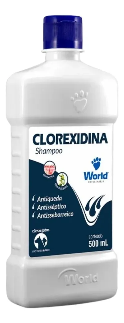 Shampoo Dermatite Clorexidina 500ml World