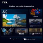 Painel de tecnologias da Smart TV TCL 50P7K: 4K, QLED, Dolby e Google TV.