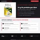 Infográfico da análise editorial Achadinho: Tasty Whey 3W Gourmet Adaptogen 900 g - 24 g de proteína por dose, blend 3W, sabor Original adoçado e contém lactose